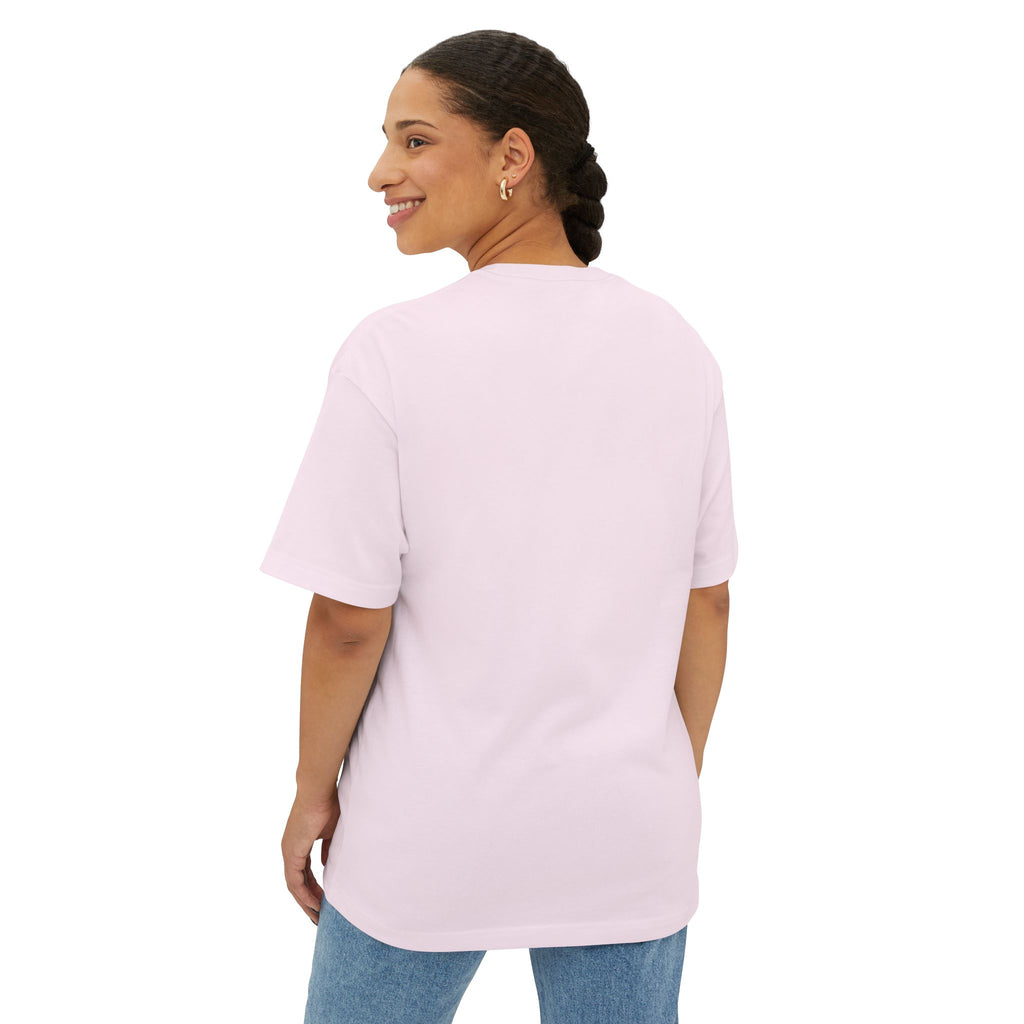 AI... Minimalist Graphic Tee — Oversized Boxy White T‑Shirt