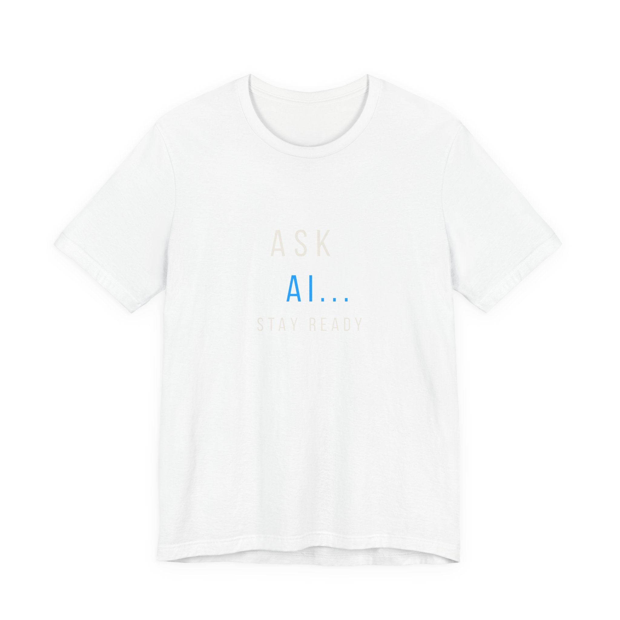 Ask AI Tee — Minimal Tech Graphic T-Shirt