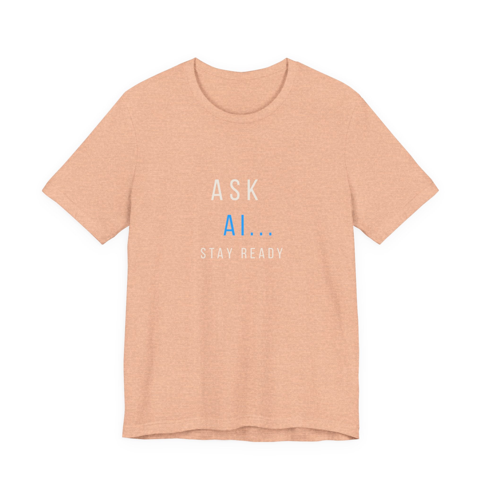 Ask AI Tee — Minimal Tech Graphic T-Shirt