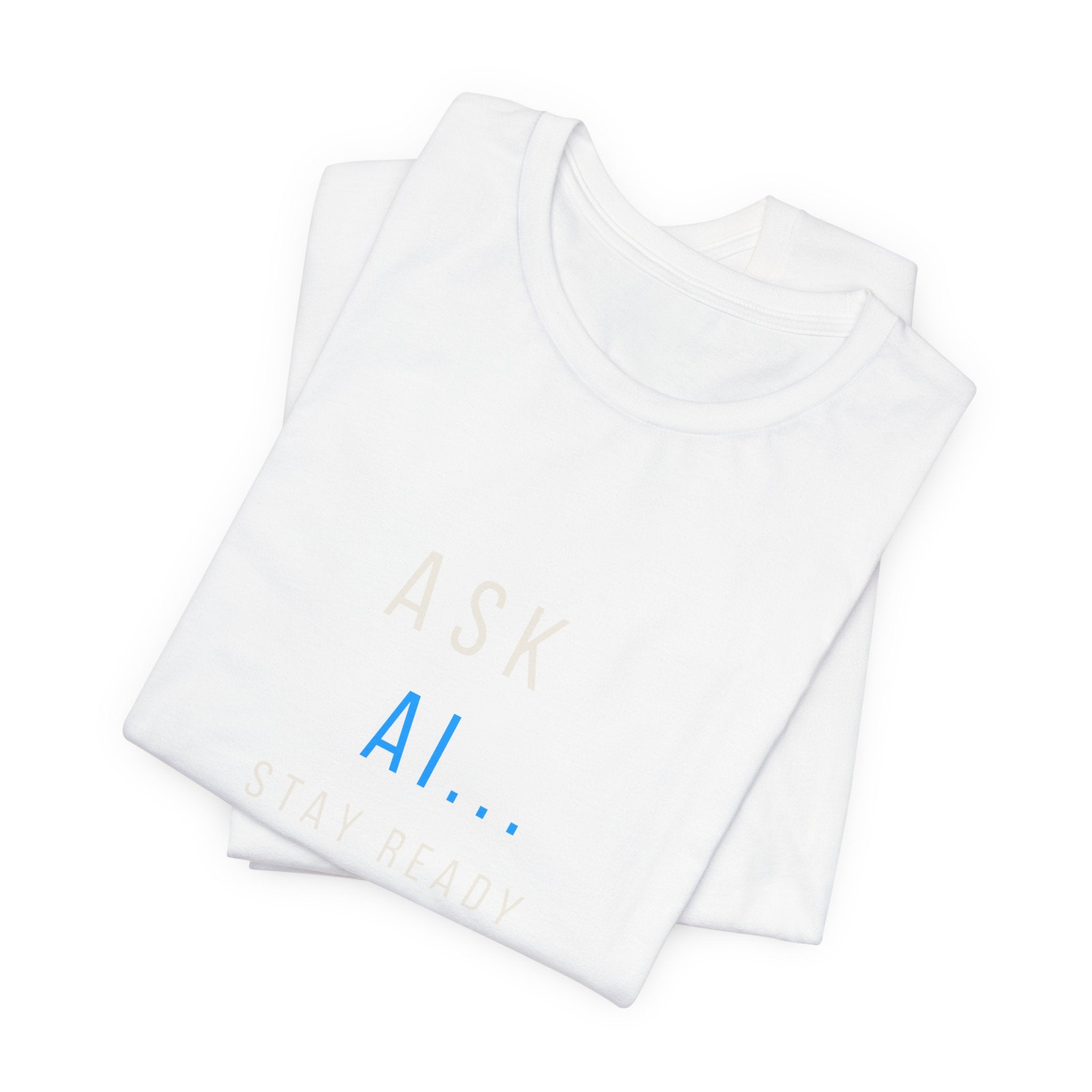 Ask AI Tee — Minimal Tech Graphic T-Shirt