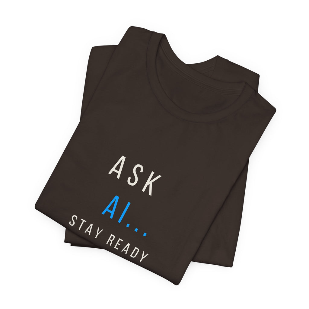 Ask AI Tee — Minimal Tech Graphic T-Shirt