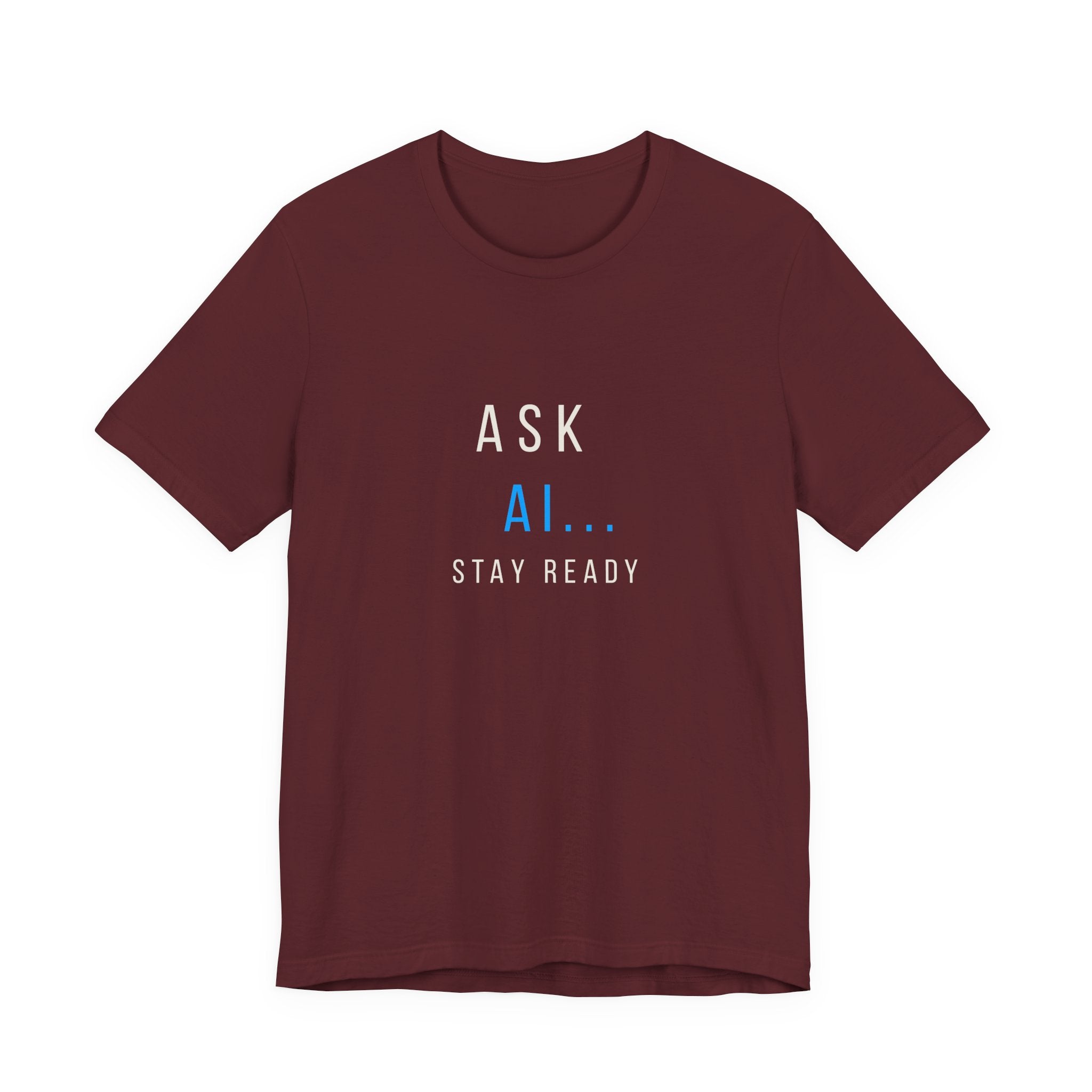 Ask AI Tee — Minimal Tech Graphic T-Shirt