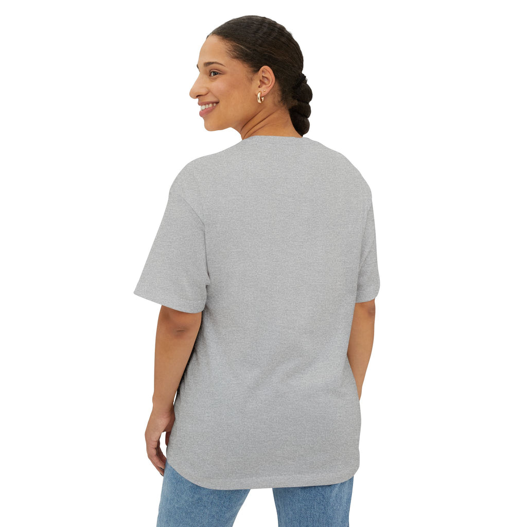 AI... Minimalist Graphic Tee — Oversized Boxy White T‑Shirt