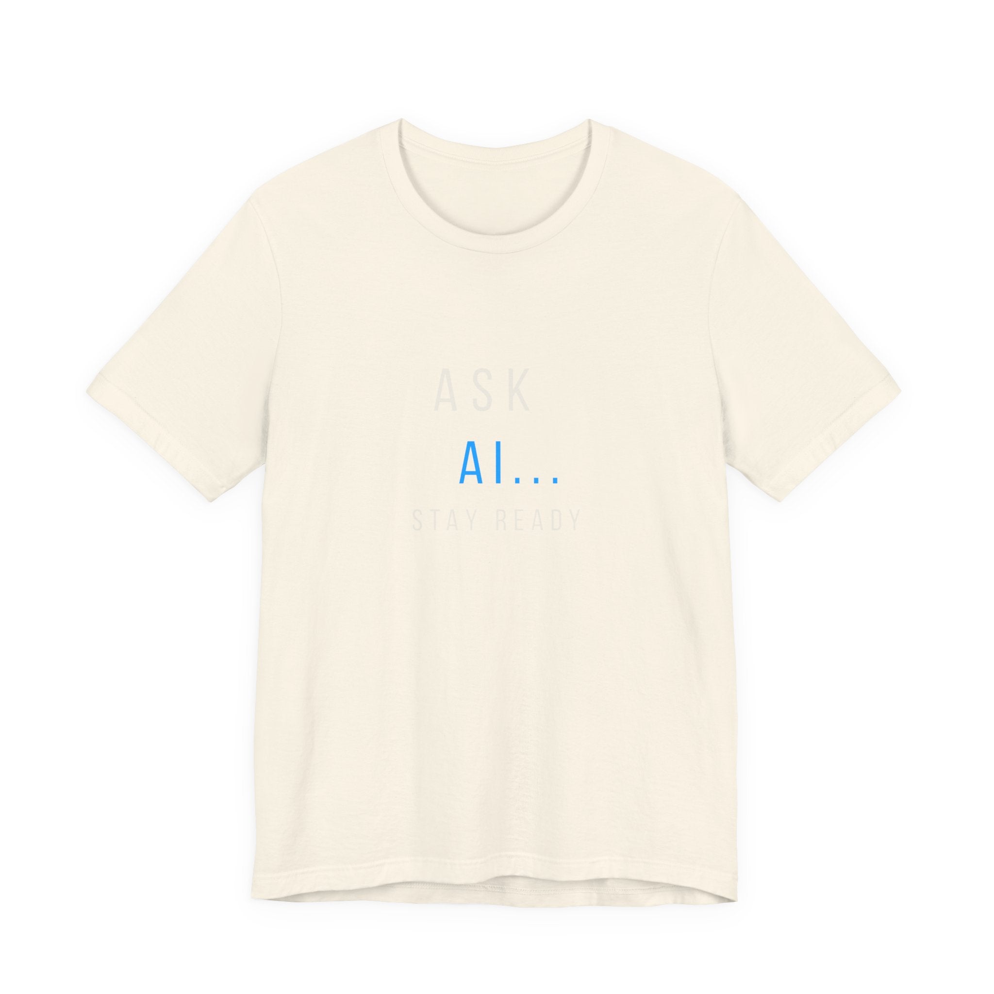 Ask AI Tee — Minimal Tech Graphic T-Shirt