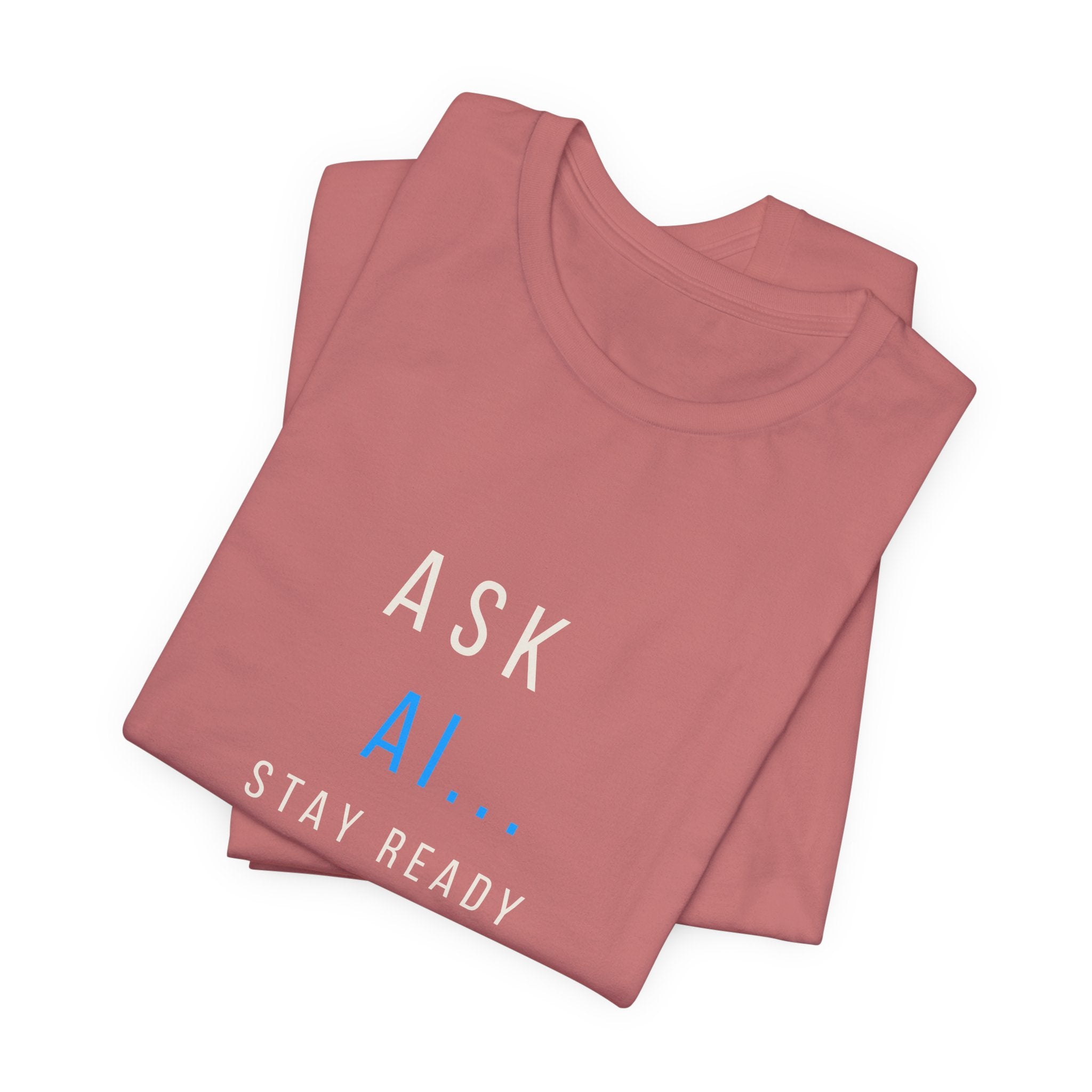 Ask AI Tee — Minimal Tech Graphic T-Shirt