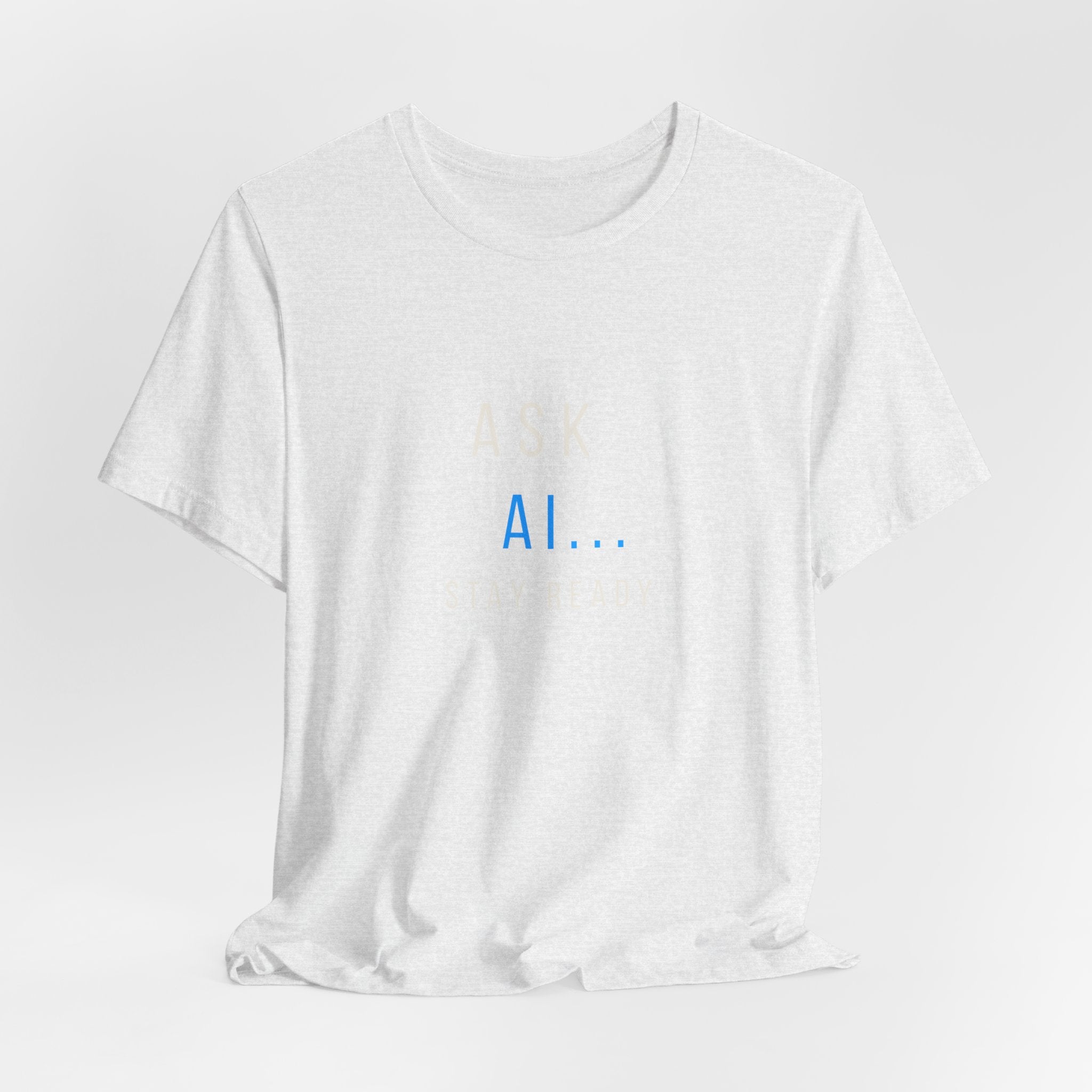 Ask AI Tee — Minimal Tech Graphic T-Shirt