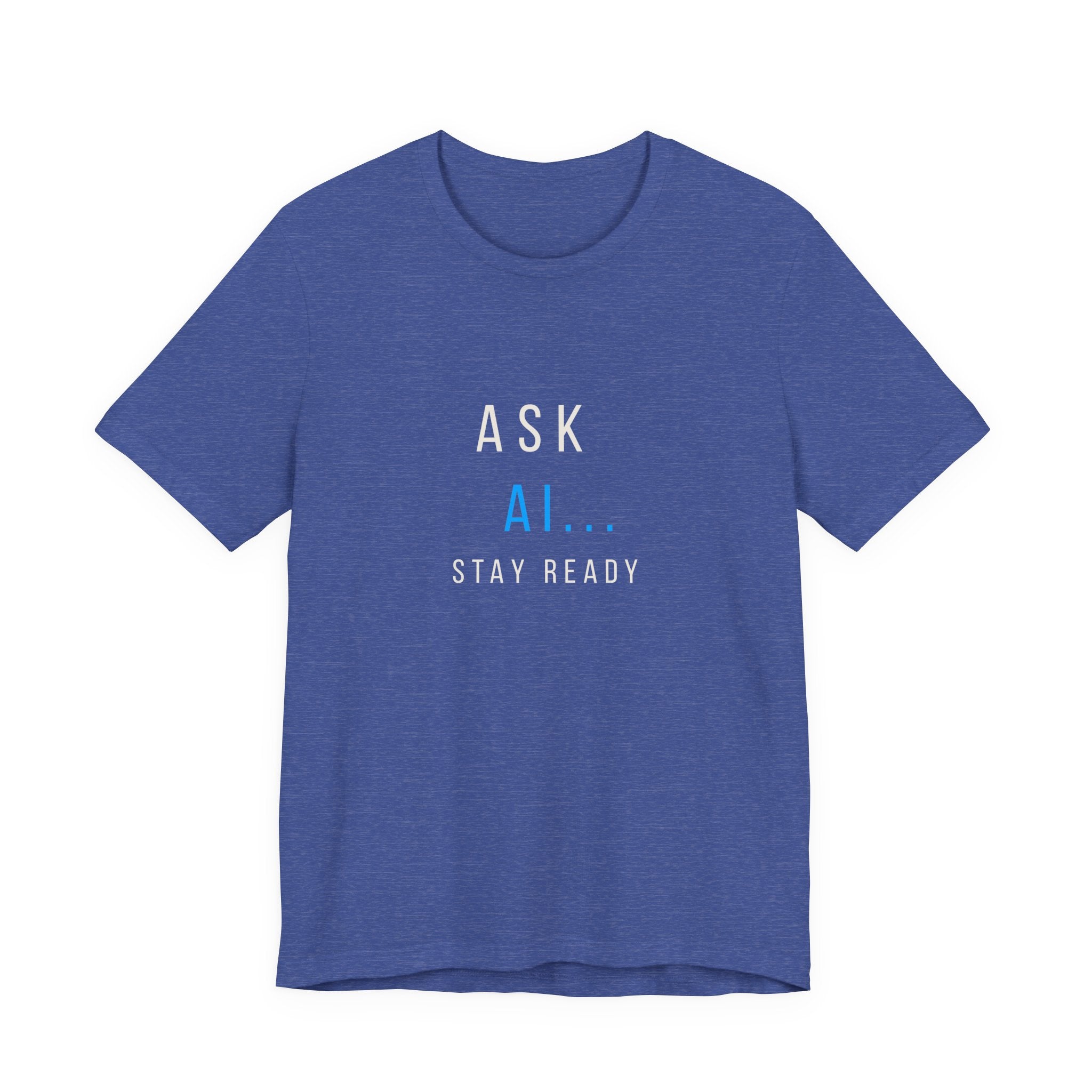 Ask AI Tee — Minimal Tech Graphic T-Shirt