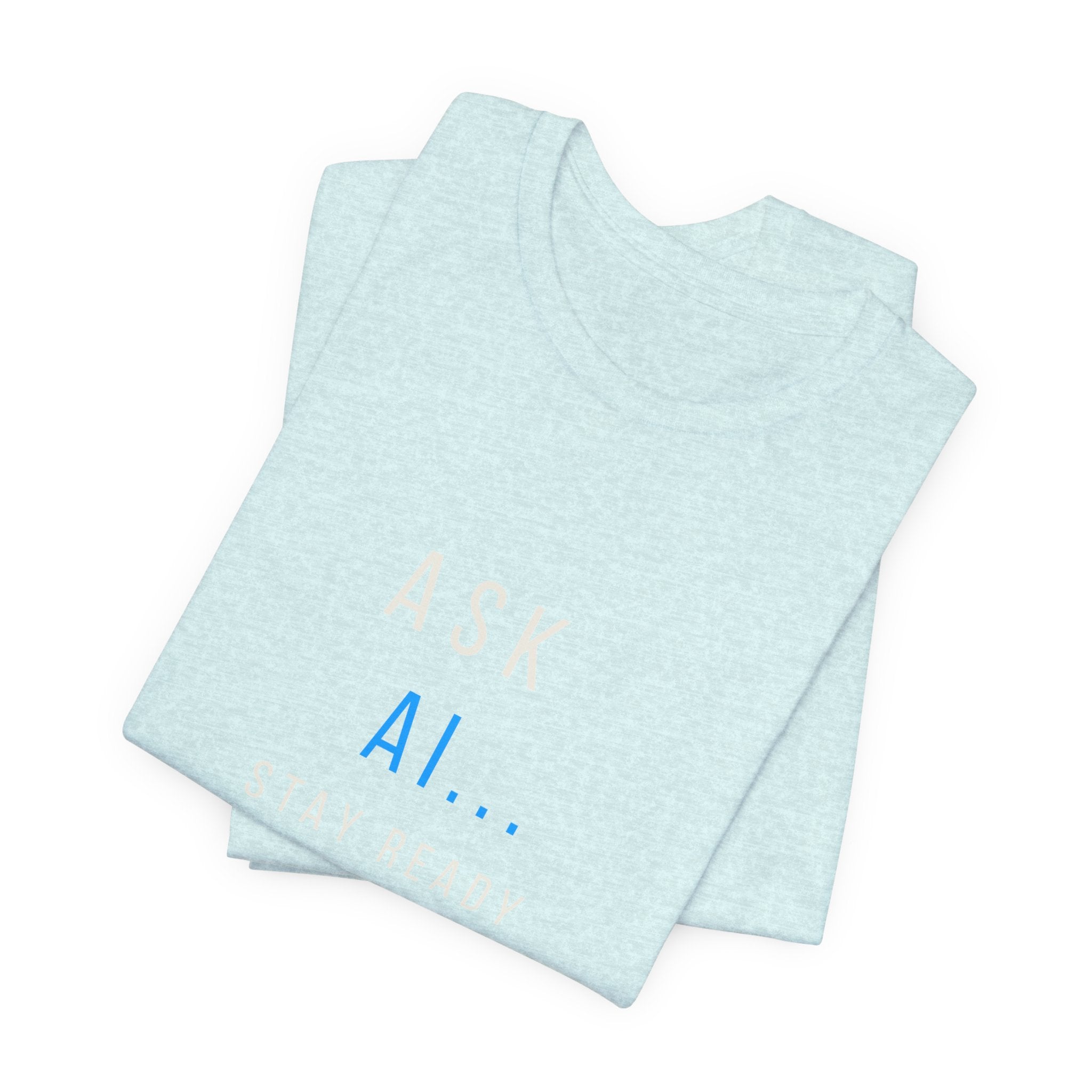 Ask AI Tee — Minimal Tech Graphic T-Shirt
