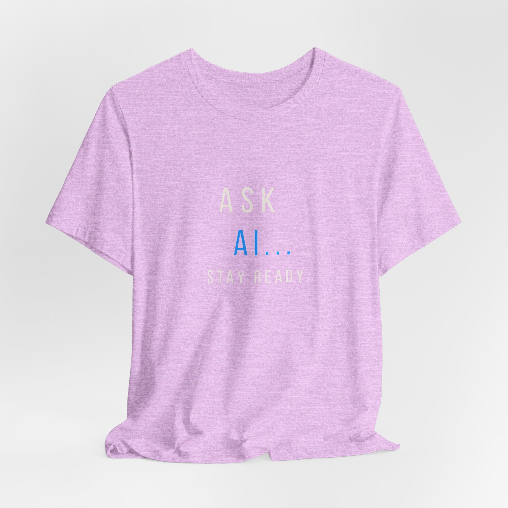 Ask AI Tee — Minimal Tech Graphic T-Shirt