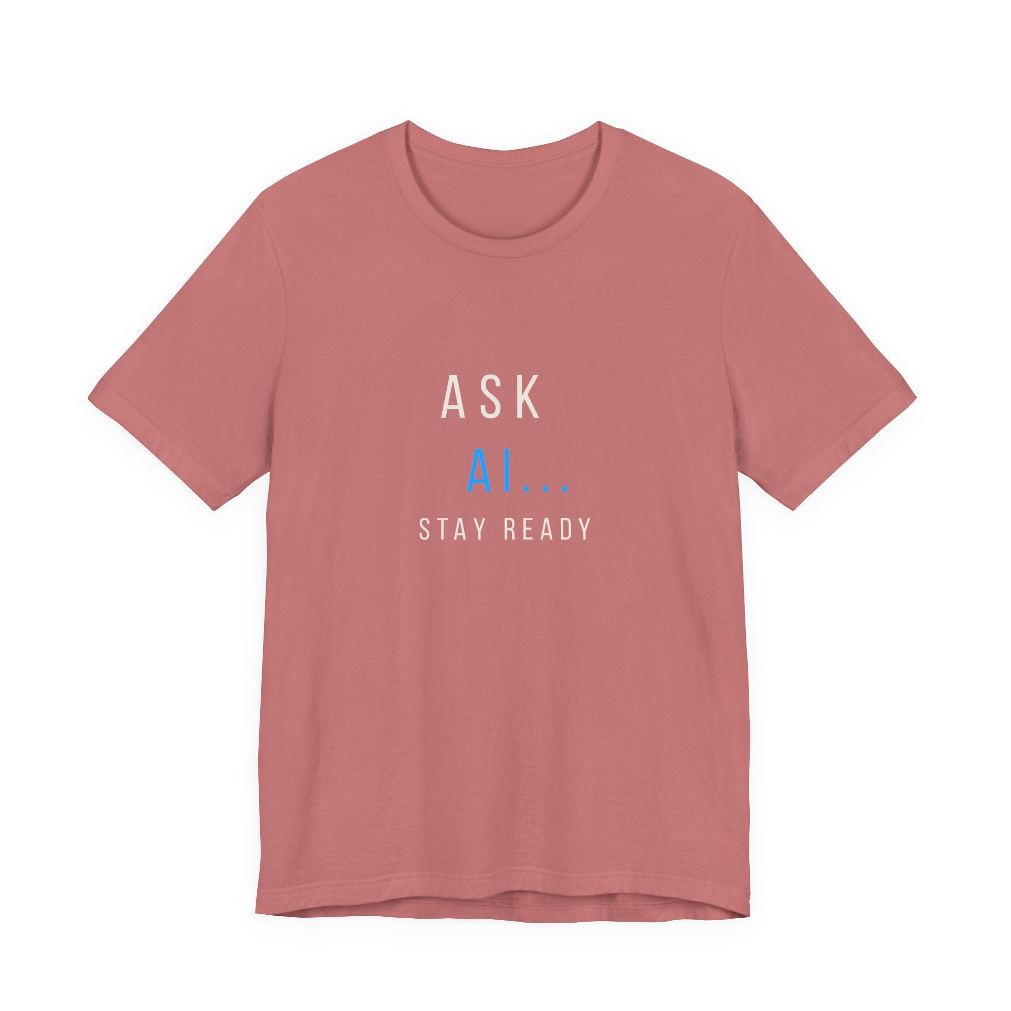 Ask AI Tee — Minimal Tech Graphic T-Shirt