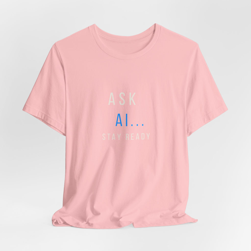 Ask AI Tee — Minimal Tech Graphic T-Shirt