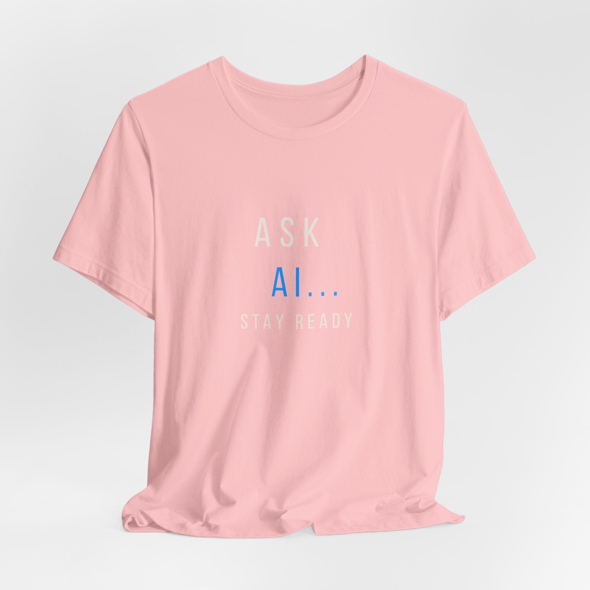 Ask AI Tee — Minimal Tech Graphic T-Shirt
