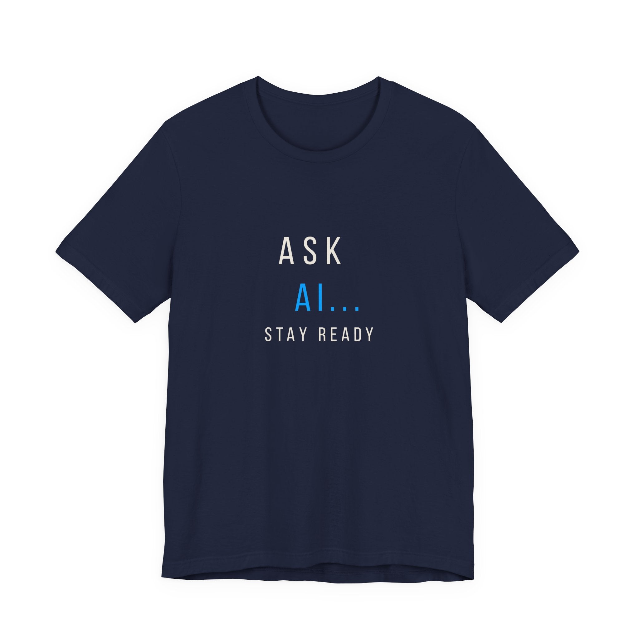 Ask AI Tee — Minimal Tech Graphic T-Shirt