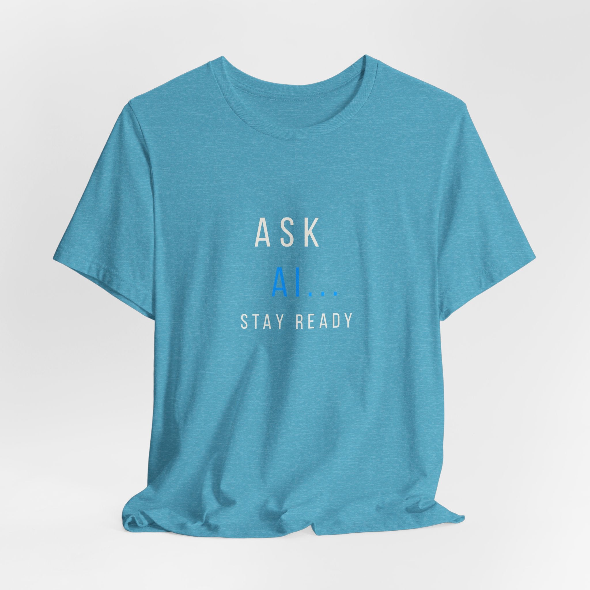 Ask AI Tee — Minimal Tech Graphic T-Shirt