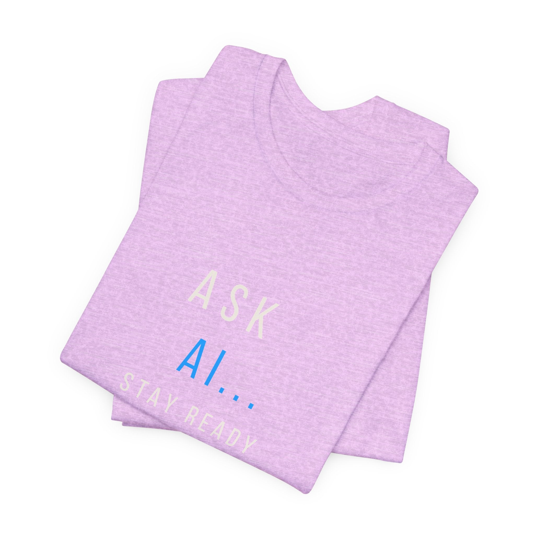 Ask AI Tee — Minimal Tech Graphic T-Shirt