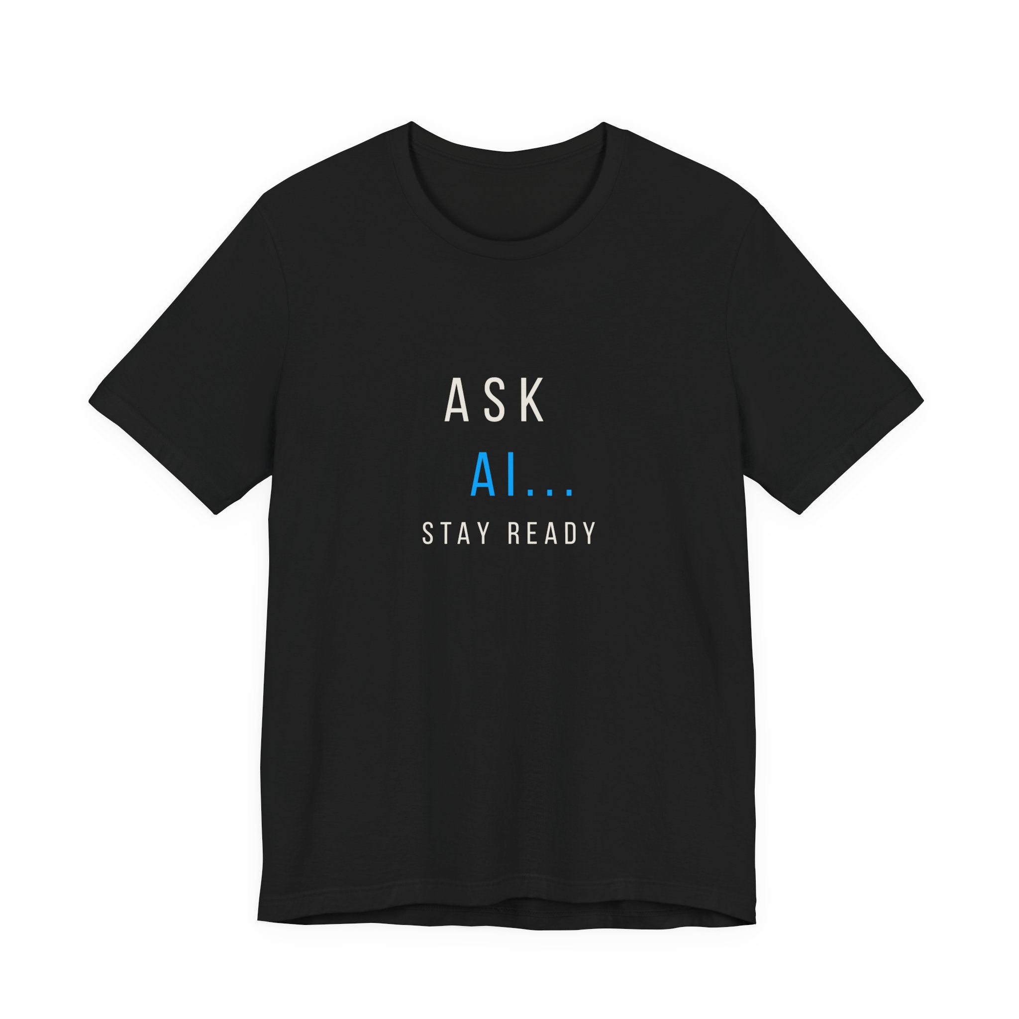 Ask AI Tee — Minimal Tech Graphic T-Shirt