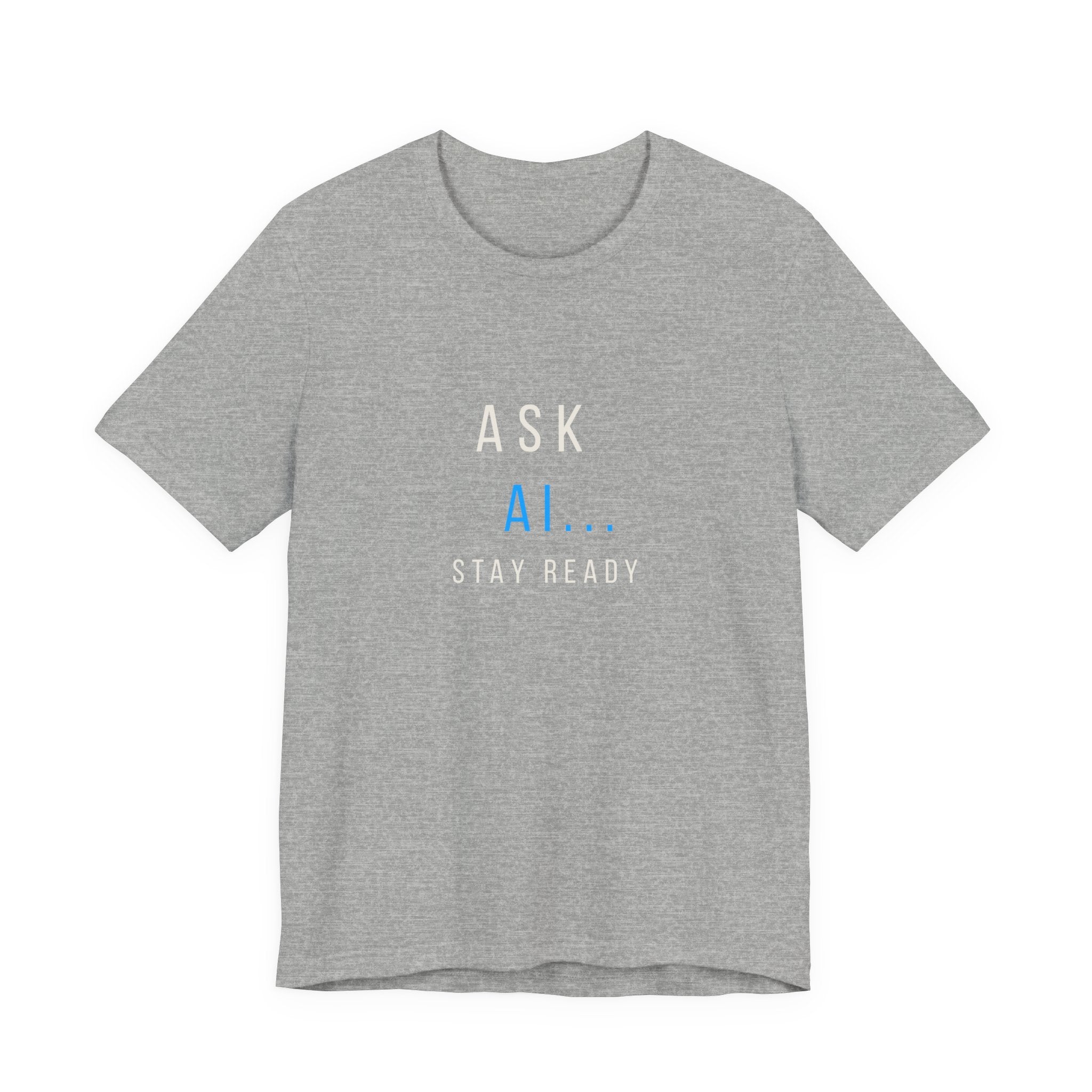 Ask AI Tee — Minimal Tech Graphic T-Shirt