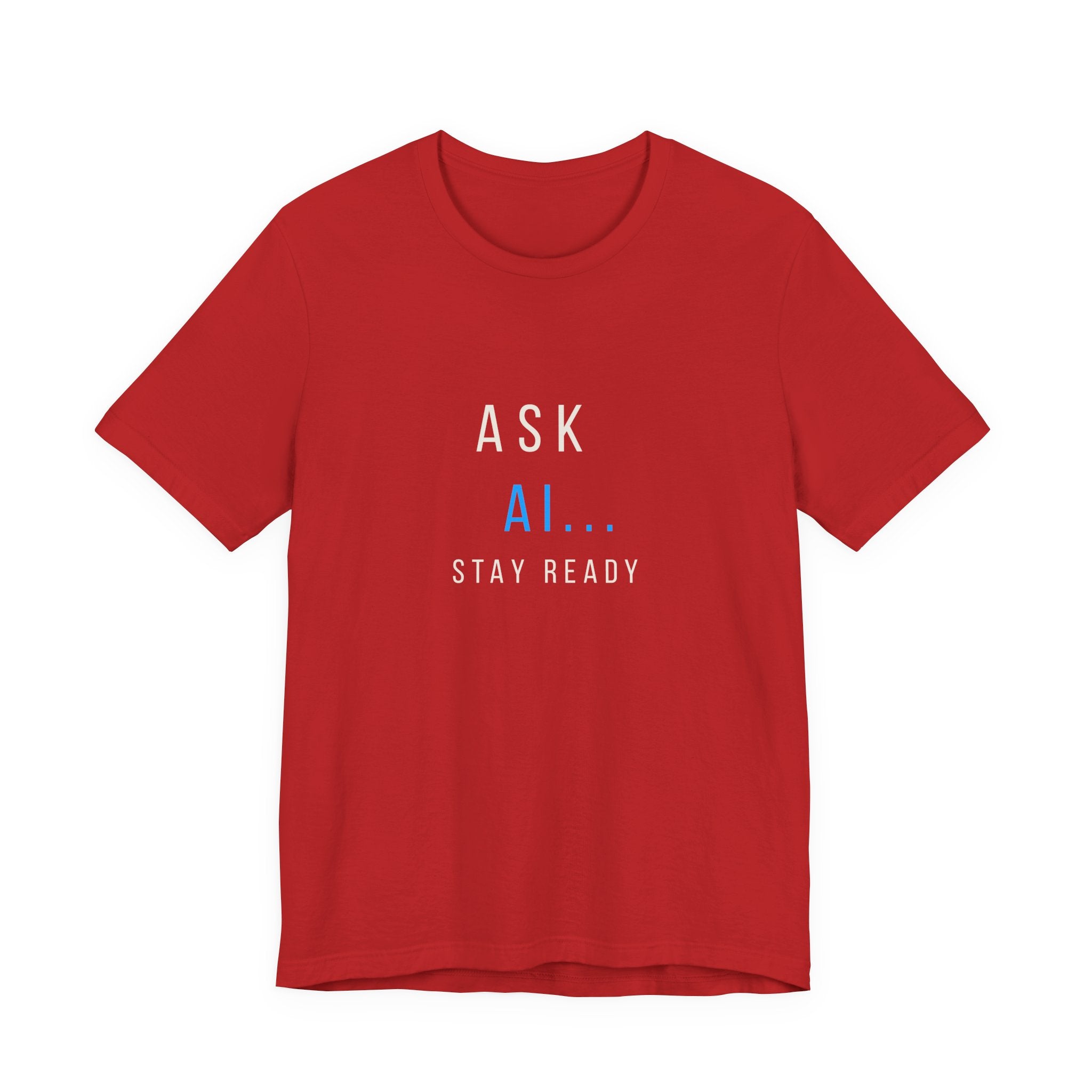 Ask AI Tee — Minimal Tech Graphic T-Shirt
