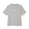AI... Minimalist Graphic Tee — Oversized Boxy White T‑Shirt