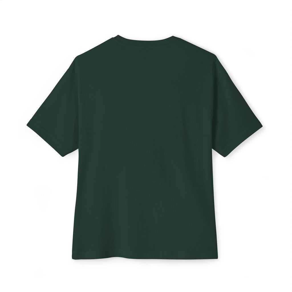 AI... Minimalist Graphic Tee — Oversized Boxy White T‑Shirt