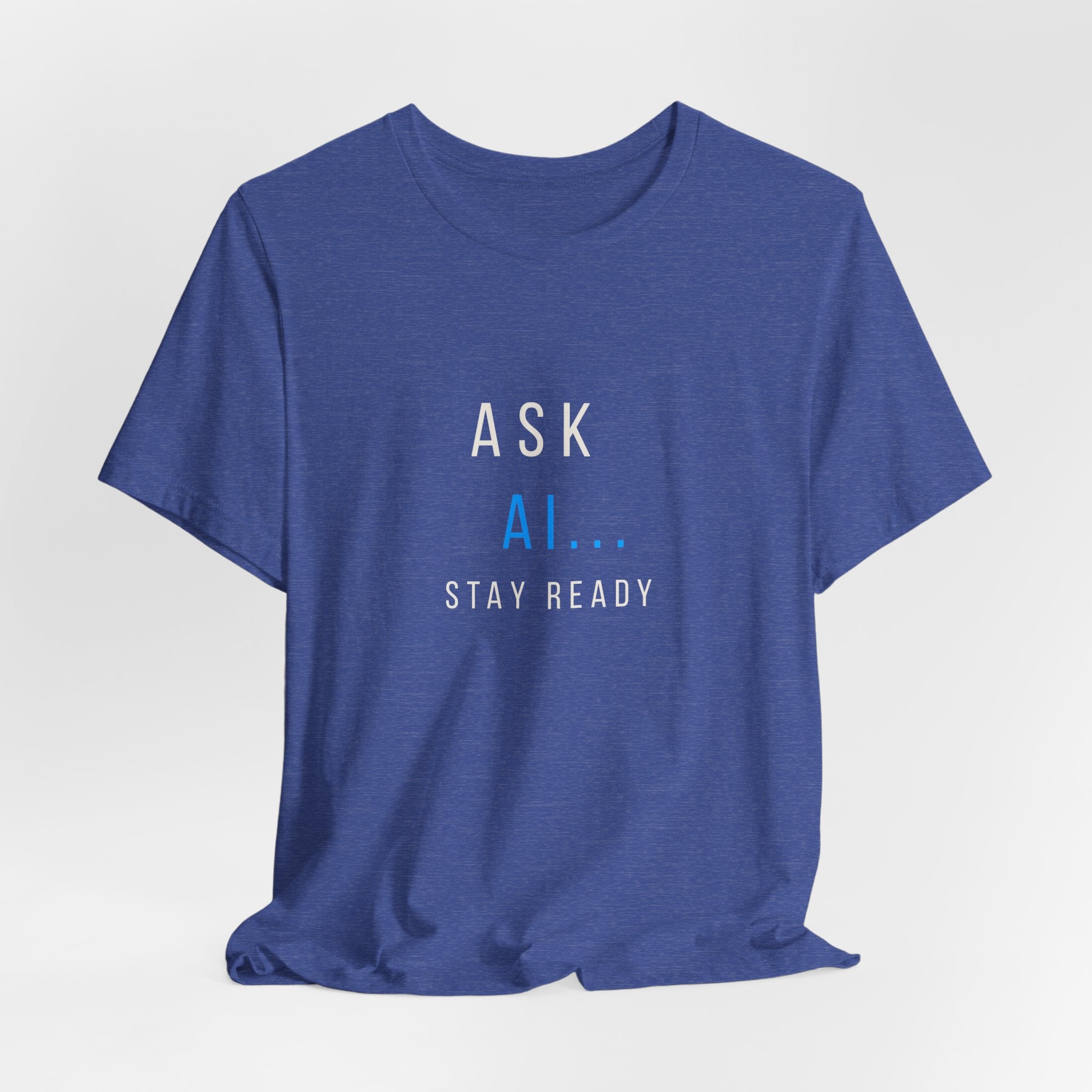 Ask AI Tee — Minimal Tech Graphic T-Shirt