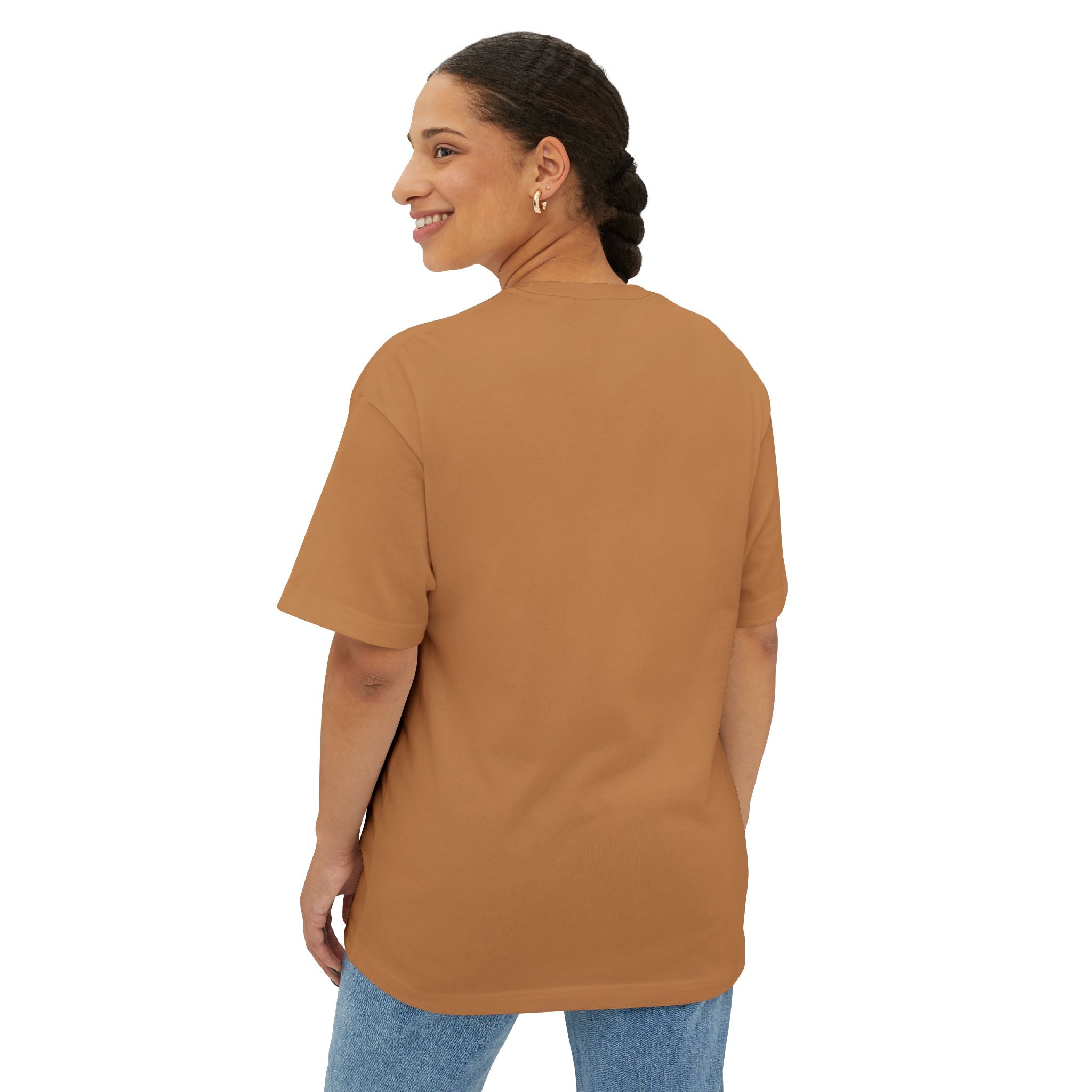 AI... Minimalist Graphic Tee — Oversized Boxy White T‑Shirt