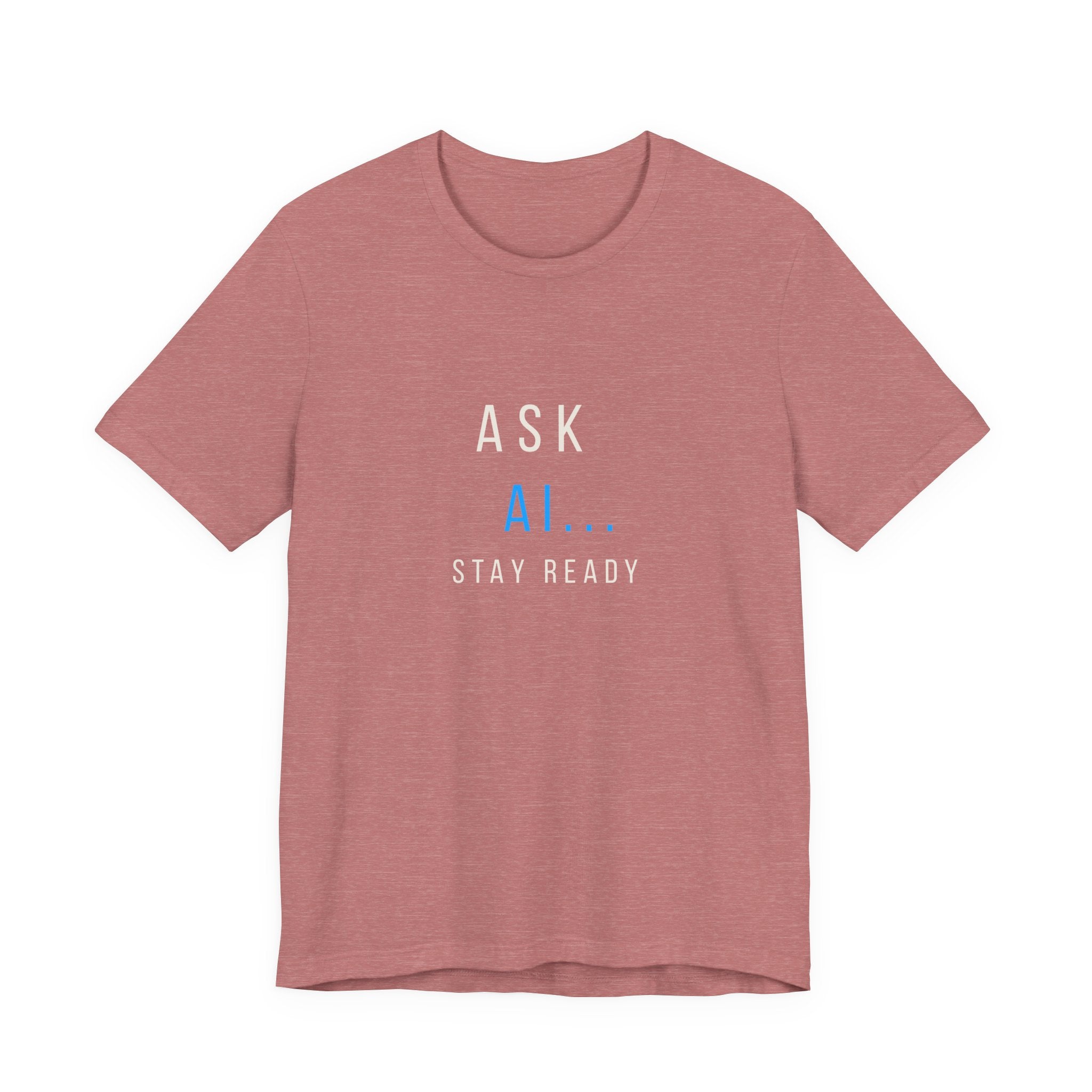 Ask AI Tee — Minimal Tech Graphic T-Shirt