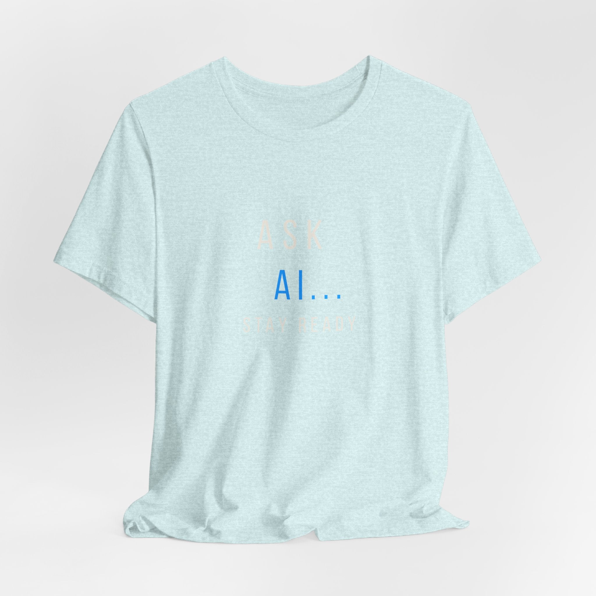 Ask AI Tee — Minimal Tech Graphic T-Shirt