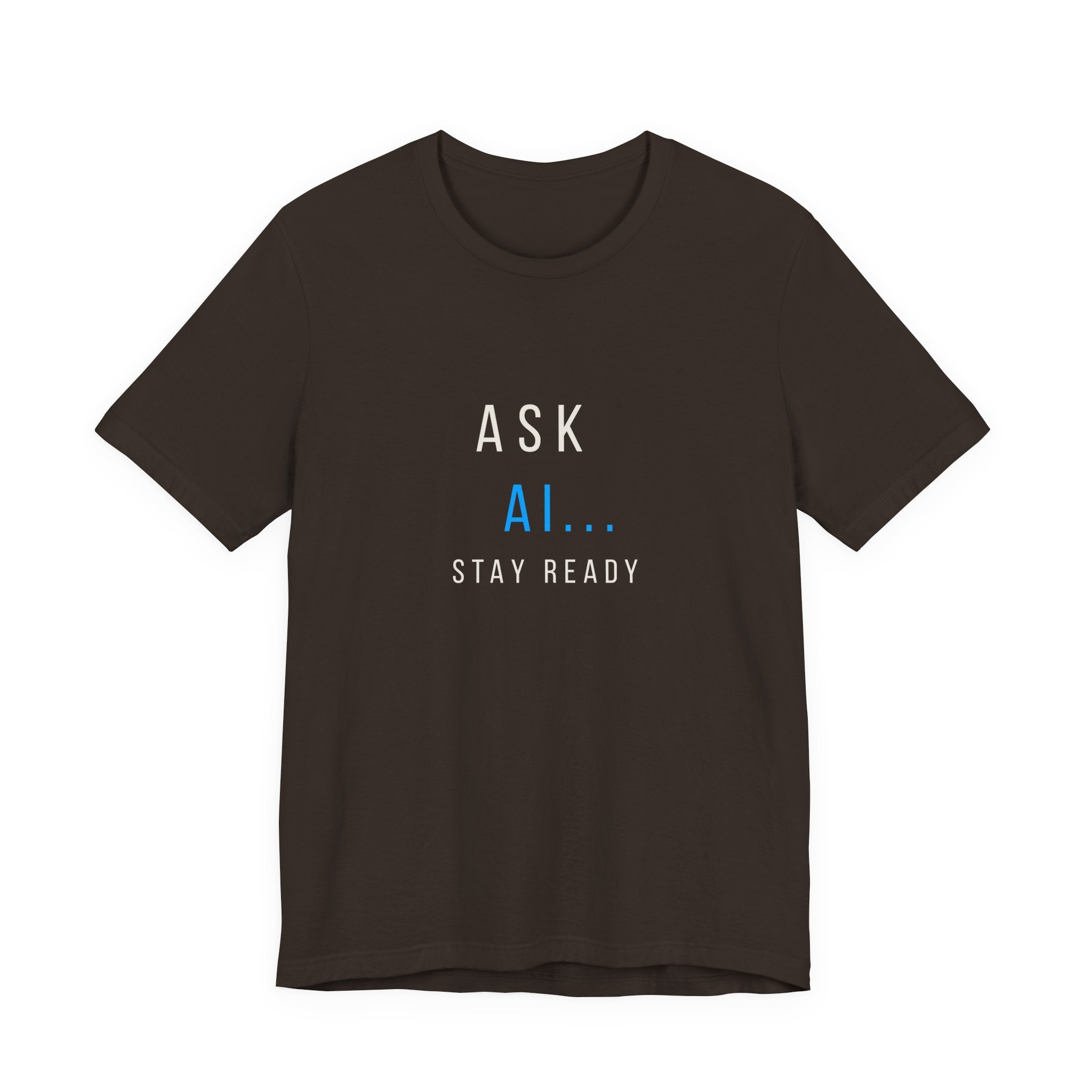 Ask AI Tee — Minimal Tech Graphic T-Shirt