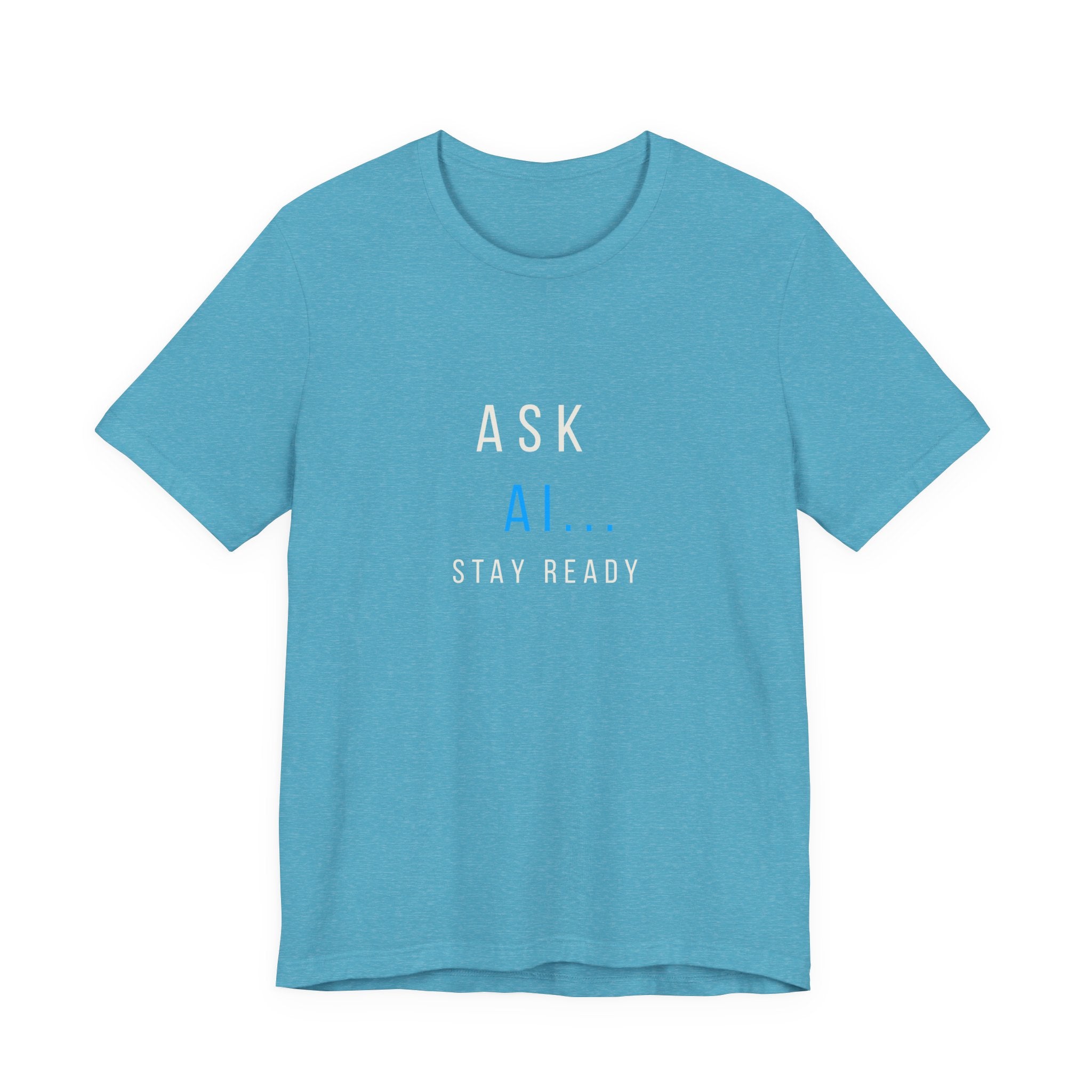 Ask AI Tee — Minimal Tech Graphic T-Shirt