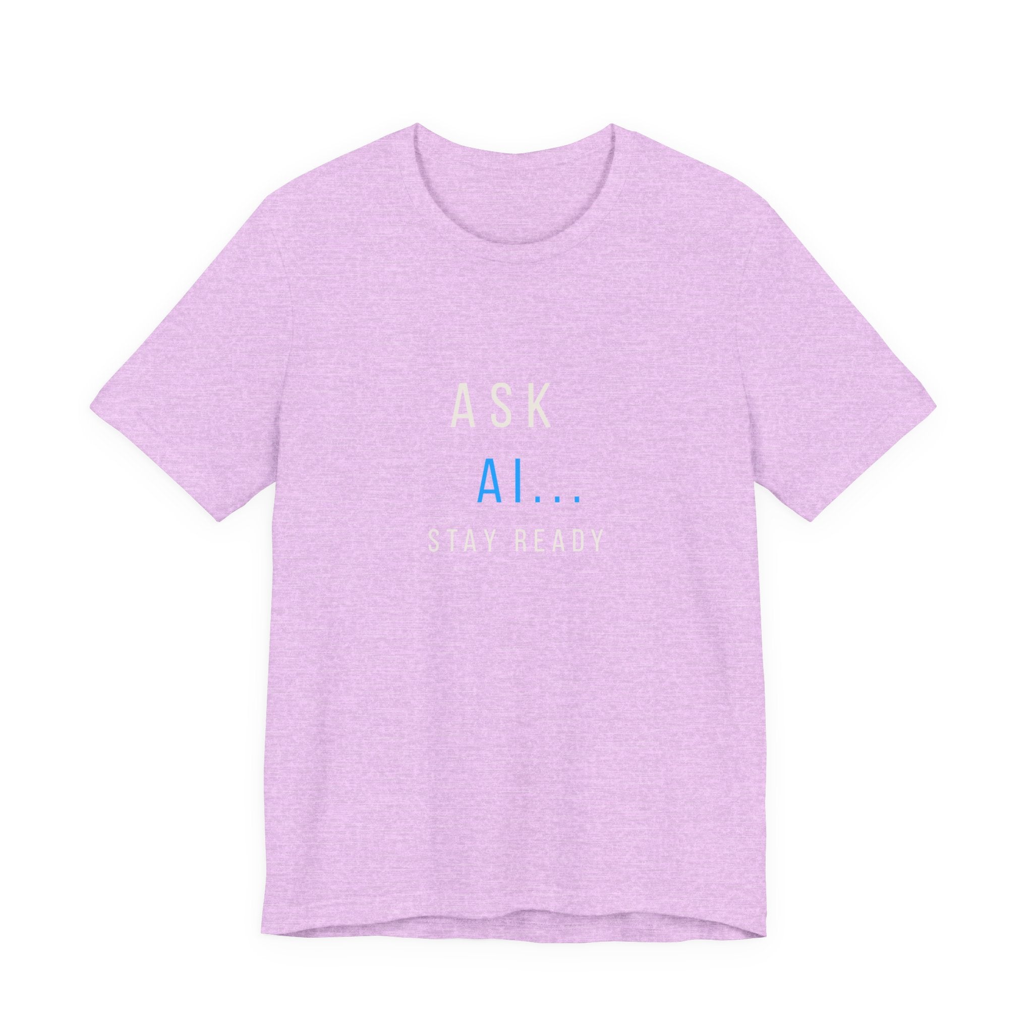 Ask AI Tee — Minimal Tech Graphic T-Shirt