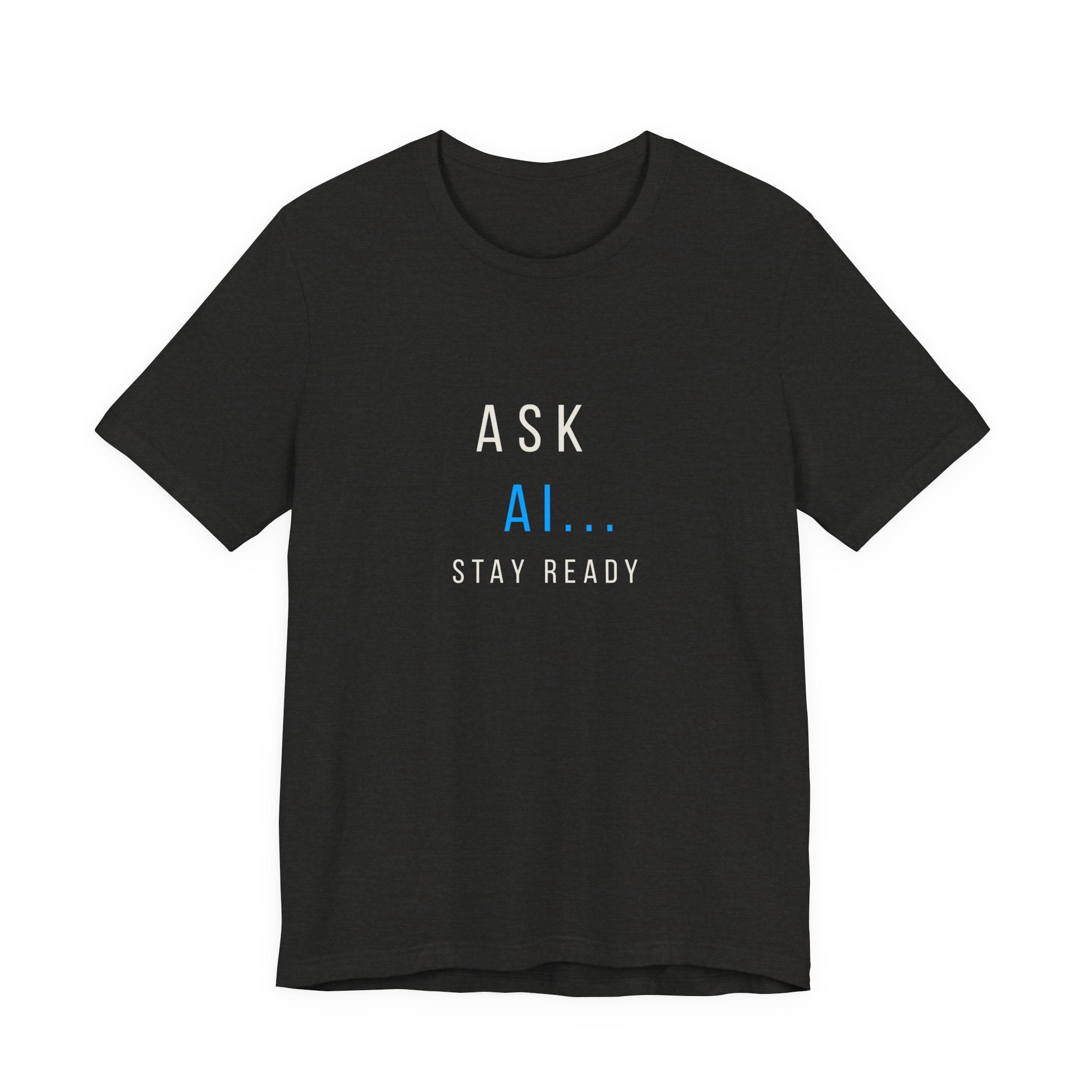 Ask AI Tee — Minimal Tech Graphic T-Shirt
