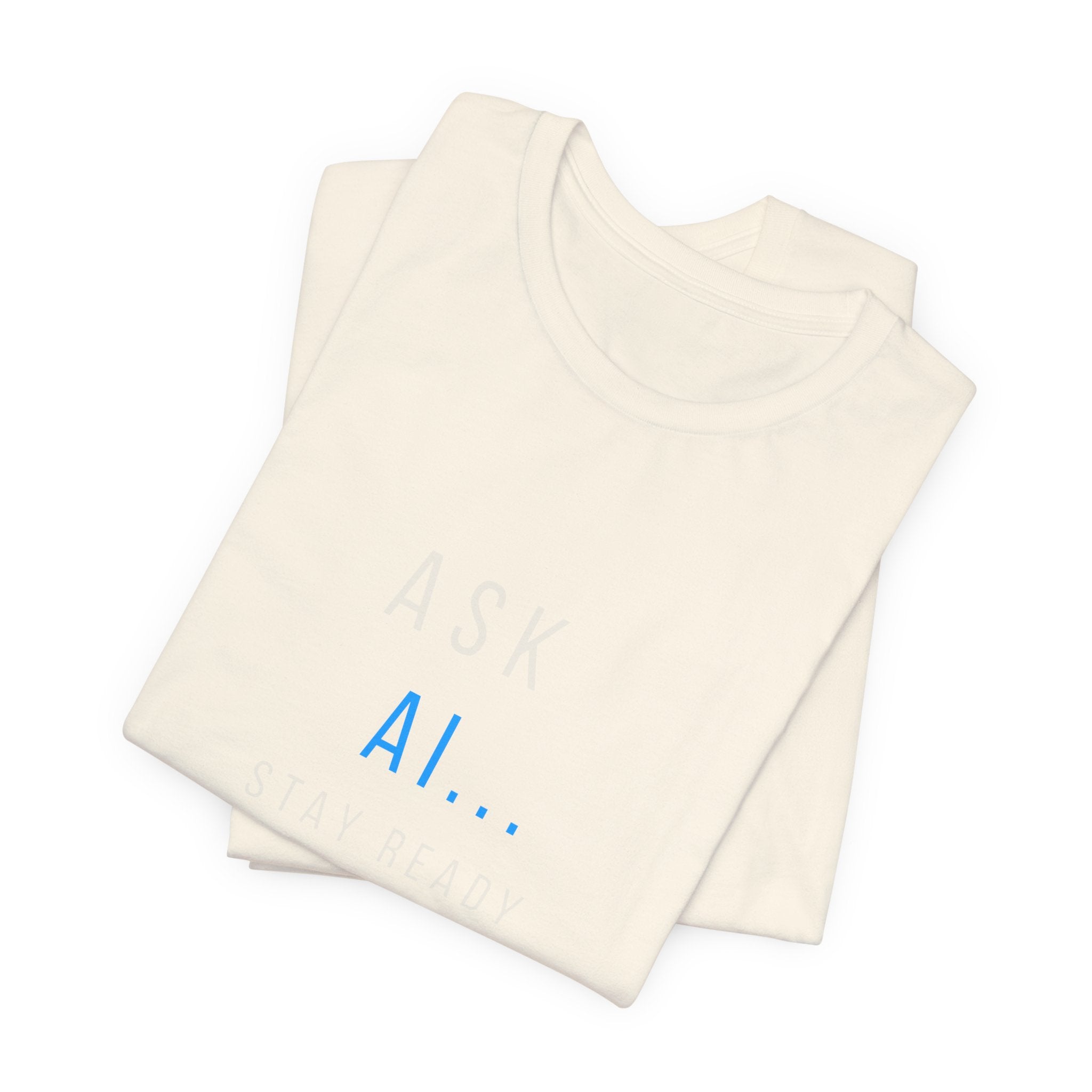 Ask AI Tee — Minimal Tech Graphic T-Shirt