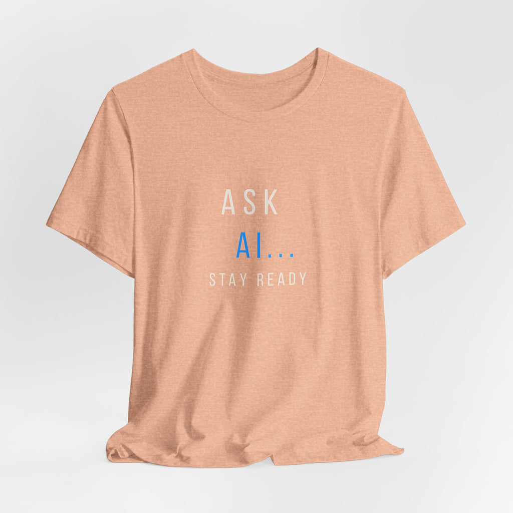 Ask AI Tee — Minimal Tech Graphic T-Shirt