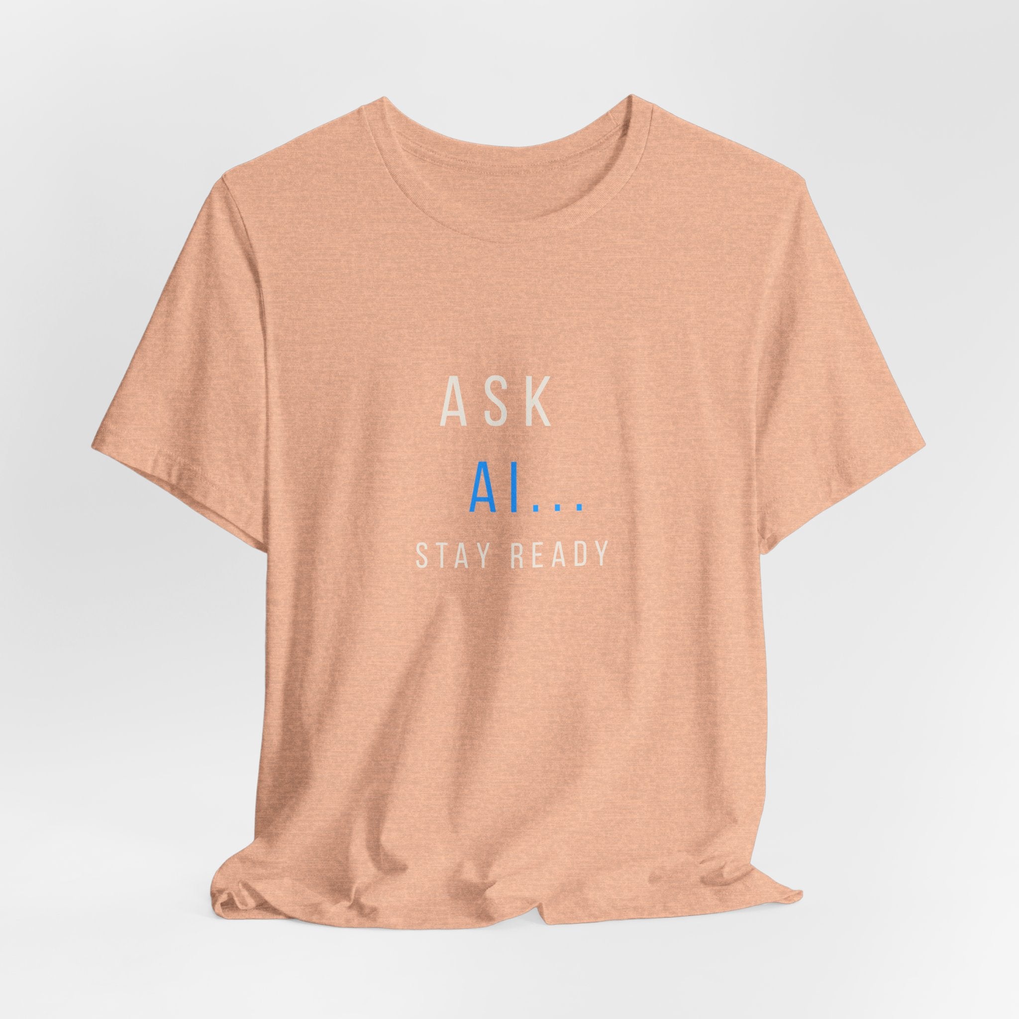 Ask AI Tee — Minimal Tech Graphic T-Shirt