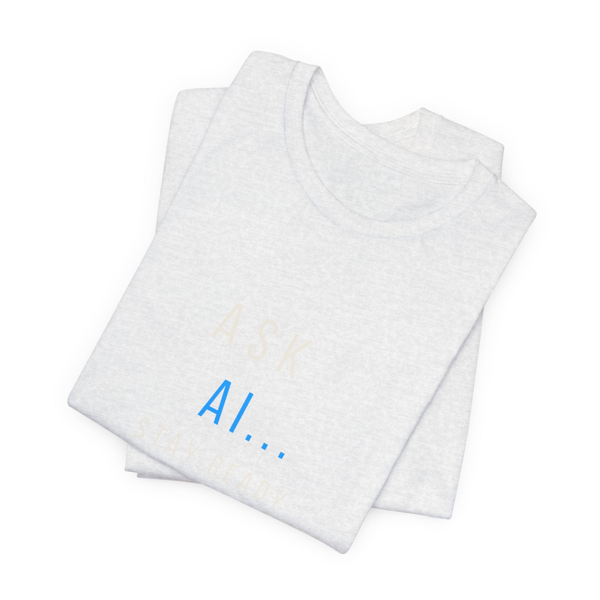 Ask AI Tee — Minimal Tech Graphic T-Shirt